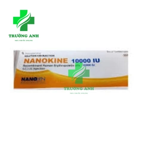 Nanokine 10000IU Nanogen - Thuốc điều trị thiếu máu hiệu quả